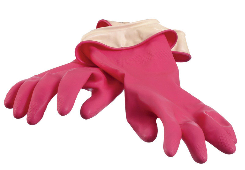 Casabella 8546060 Cleaning Gloves Latex L Pink Pink