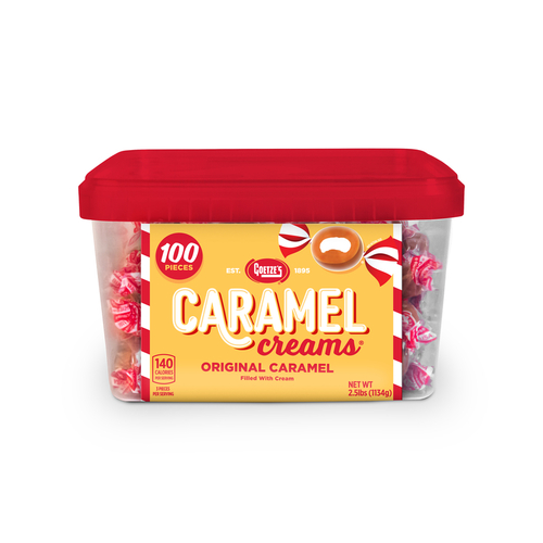 Goetzes Candys 31165-XCP100 Caramel Creams Vanilla 40 oz - pack of 10000