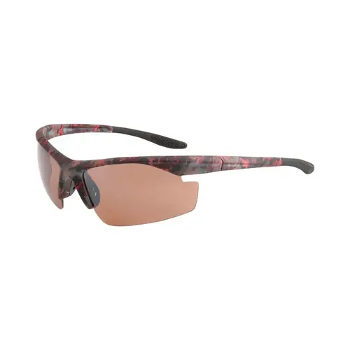 Piranha 90037 Sunglasses Camo Program Unisex Camo Frame Brown Lens Assorted