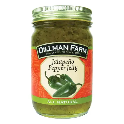 Dillman Farm 40161 Spread All Natural Jalapeno Pepper 16 oz Jar