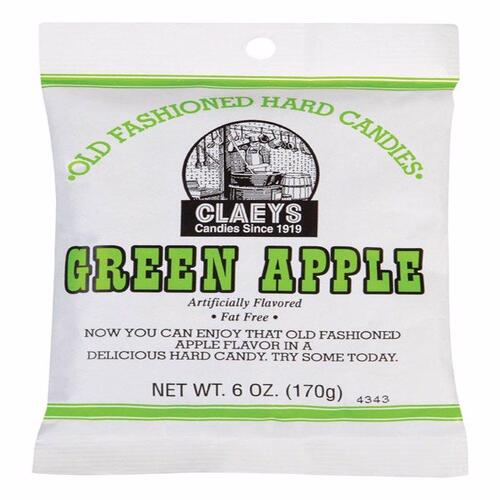 Claeys 691 Hard Candy Old Fashioned Green Apple 6 oz