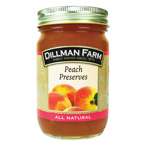 Preserves All Natural Peach 16 oz Jar - pack of 6