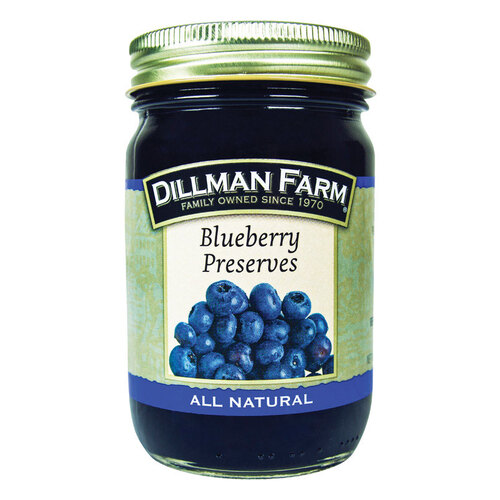 Dillman Farm 21261-XCP6 Preserves All Natural Blueberry 16 oz Jar - pack of 6
