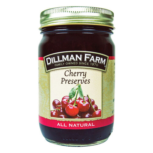 Dillman Farm 20861 Preserves All Natural Cherry 16 oz Jar