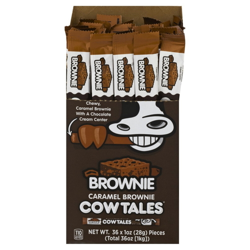 Goetzes Candy 80102 Chocolate Candies Cow Tales Brownie 1 oz