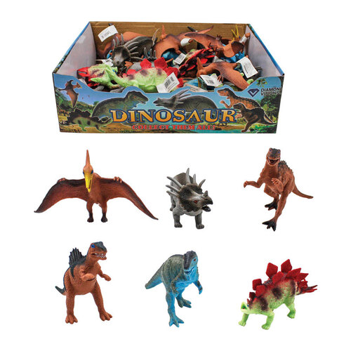 Animal Figures Dinosaur Plastic/Rubber Assorted - pack of 30