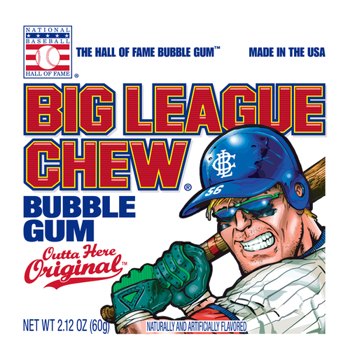 Big League Chew 66000 Bubble Gum Original 2.12 oz