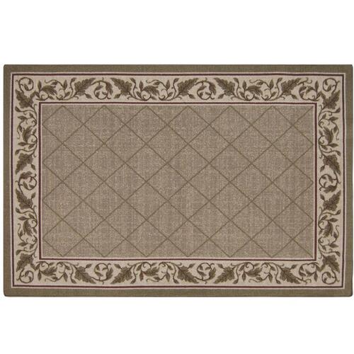 Multy Home MT1001721 Floor Mat 6 ft. L X 4 ft. W Sand Regent Nylon Sand