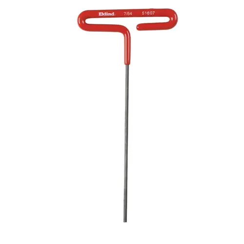 Eklind 51607 Hex Key 7/64" SAE T-Handle Red
