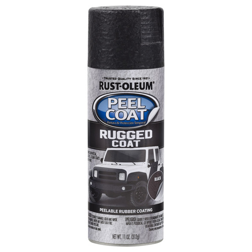 Rubber Coating Peel Coat Black 11 oz Black