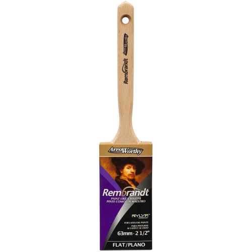 Paint Brush Rembrandt 2-1/2" Medium Stiff Flat