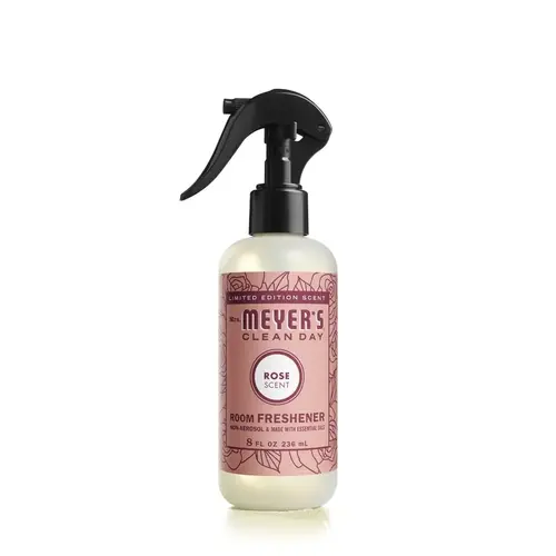 Air Freshener Spray Clean Day Rose Scent 8 oz Liquid