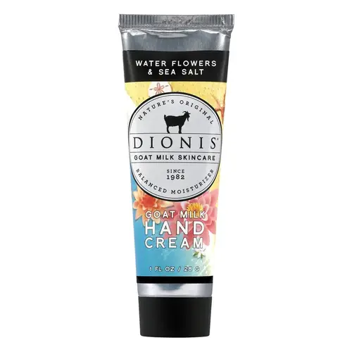 Hand Cream Goat Milk Water Flowers and Sea Salt Scent 1 oz