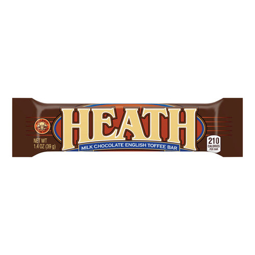 Heath 1070006147-XCP18 Candy Bar Milk Chocolate English Toffee 1.4 oz - pack of 18