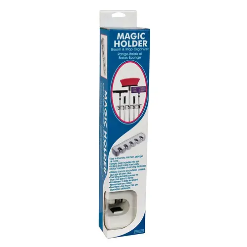 Evri MH5-W Mop Holder Magic Holder 3-1/8" H X 2-1/2" W X 17-1/2" L White White