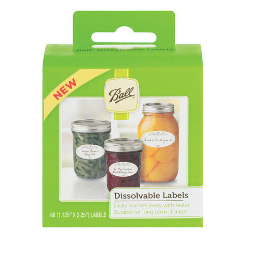 Ball 1440010734 Dissolvable Canning Labels
