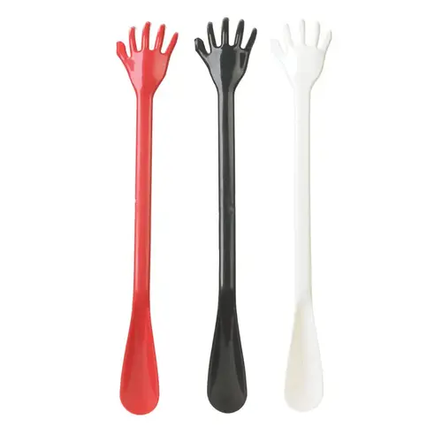 Backscratcher/Shoe Horn Hand Shaped Plastic Assorted