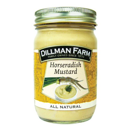 Dillman Farm 65361 Mustard Horseradish 13 oz Jar
