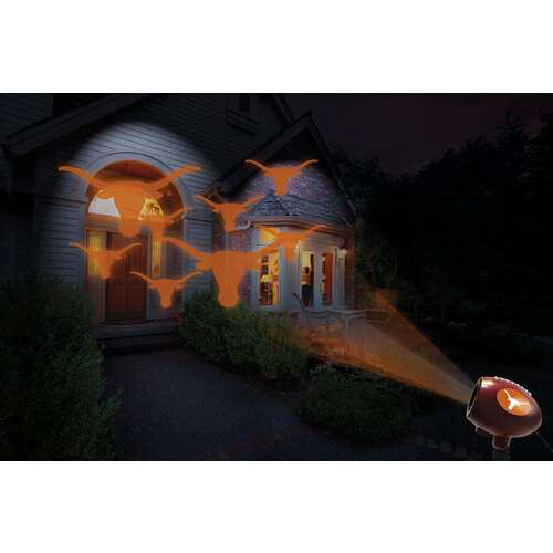 Sporticulture CLEDTX Projector Light Texas Longhorns Plastic Orange