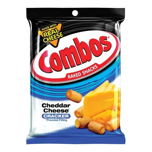 Filled Crackers Baked Snacks Cheddar Cheese 6.3 oz Packet