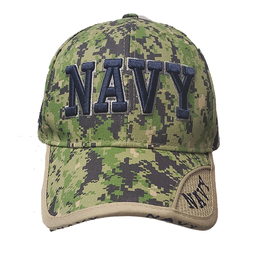 Logo Baseball Cap U.S. Navy Digital Camo Green One Size Fits All Digital Camo Green