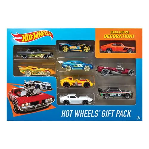 Hot Wheels X6999 Diecast Car Metal Multicolor 9 pc Multicolor Assorted