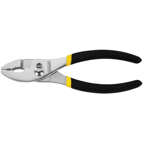 Slip Joint Plier, 8 in OAL, 11/16 in Jaw Opening, Cushion-Grip Handle, 1-3/8 in L Jaw Black