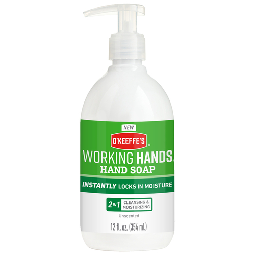 O'Keeffe's 9072842-XCP4 Hand Soap O'Keeffe's Working Hands Unscented Scent 12 oz - pack of 4