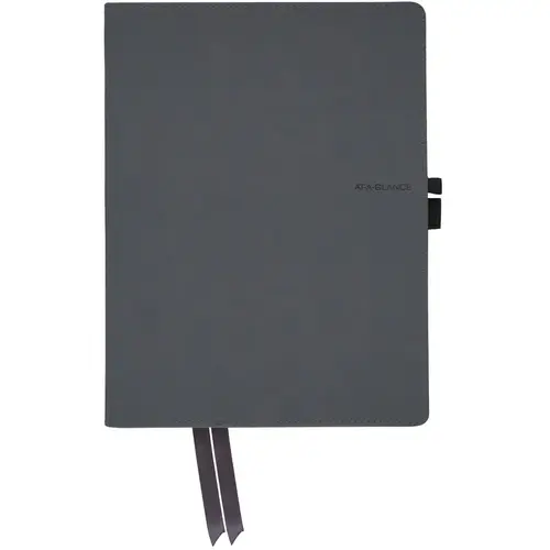 Notebook Premium 7-3/8" W X 9-3/4" L Perfect Bound Gray