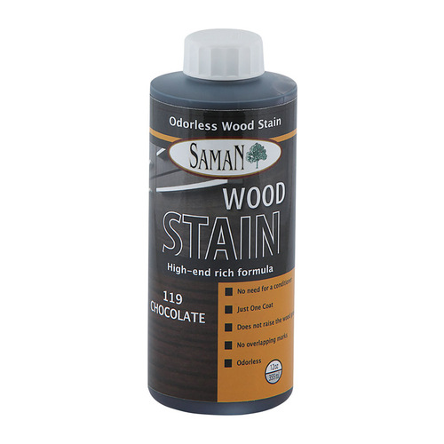 Wood Stain Semi-Transparent Chocolate Water-Based 12 oz Chocolate