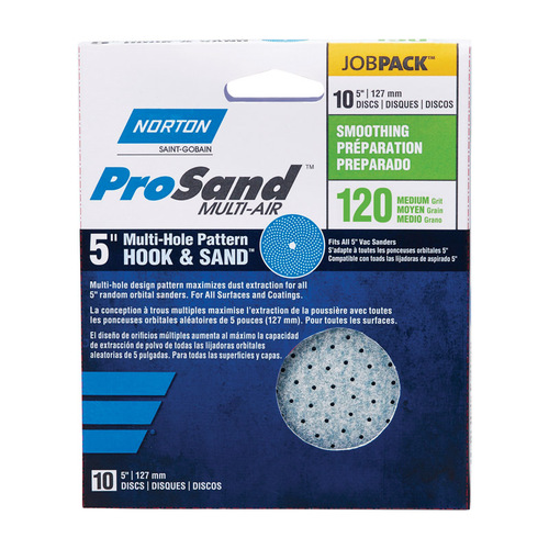 Sanding Disc ProSand 5" Ceramic Alumina Hook and Loop A975 120 Grit Medium