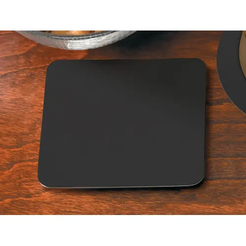 HOFFMASTER 876108 BLACK SQUARE 2 SIDES COASTER 4 INCH