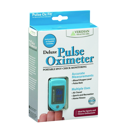 Veridian Healthcare 11-50D Pulse Oximeter Deluxe Blue/Gray Blue/Gray