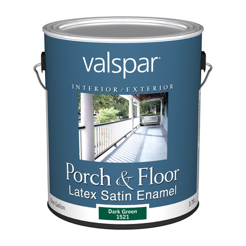 Valspar 1938653-XCP2 Porch & Patio Floor Paint Satin Dark Green 1 gal ...