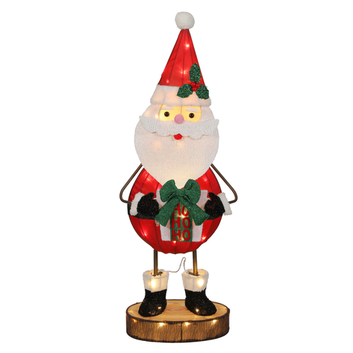 Celebrations 327-YD1077L Yard Decor LED Warm White Santa 3 ft.