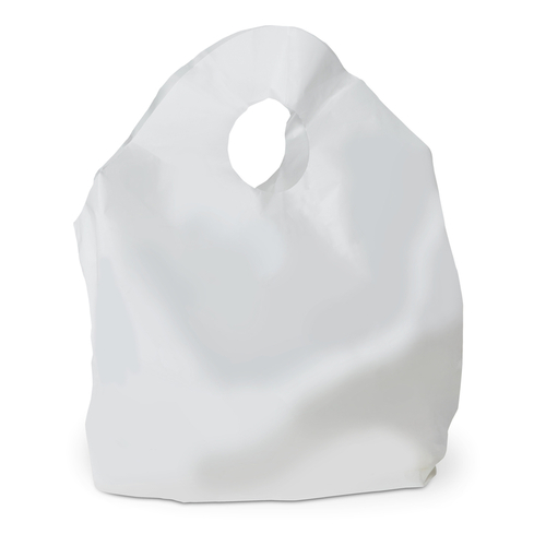 Grocery Bag Novolex Plastic White 500 pk 18" H X 9" W X 16" L White