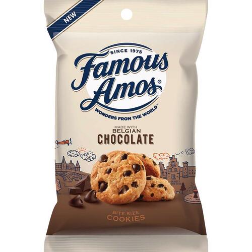 Famous Amos 05907 Cookies Belgian Chocolate 2 oz Pegged