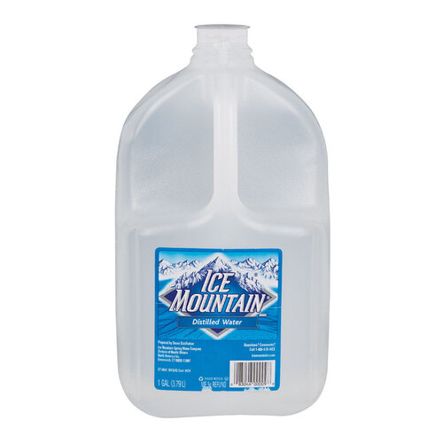 Bottled Water Ice Mountain Distilled 1 gal