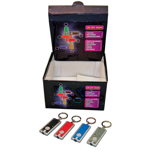 Diamond Visions KC-0001 Key Chain Plastic Assorted LED Assorted