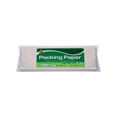 DUCK 1139951 Packing Paper 24" W X 24" L Brown