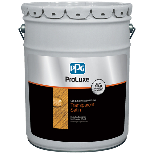 ProLuxe 1001764 Wood Finish Cetol Log and Siding Transparent Satin Dark Oak Oil-Based 5 gal Dark Oak