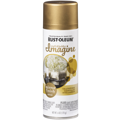 RustOleum 353999 Spray Paint Imagine Gold Mirror 6 oz Gold Mirror