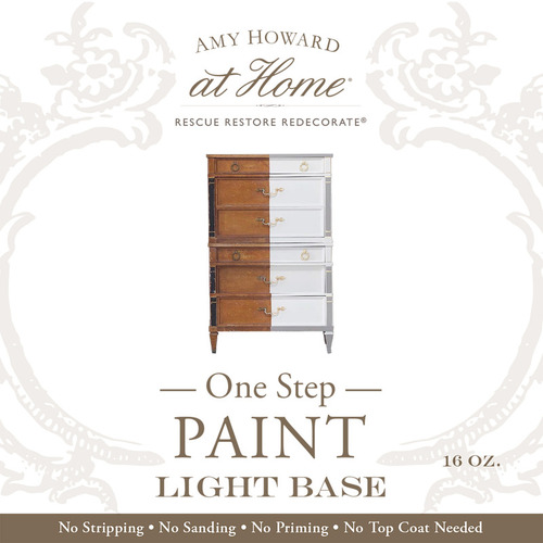 Amy Howard at Home AH945BASE01 Paint Rescue Restore Redecorate Light Base Interior 16 oz