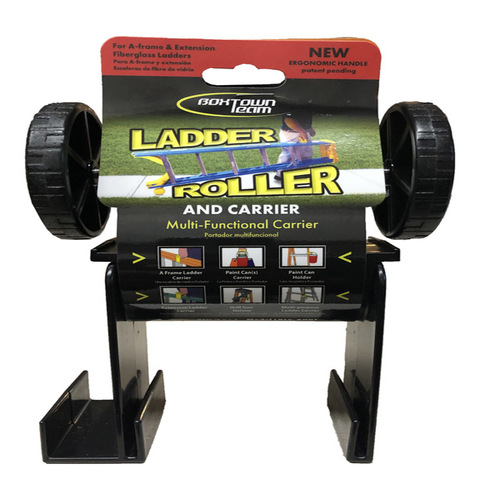 Boxtown Team LRLC-A001 Ladder Roller/Carrier Plastic Black/Yellow Black/Yellow