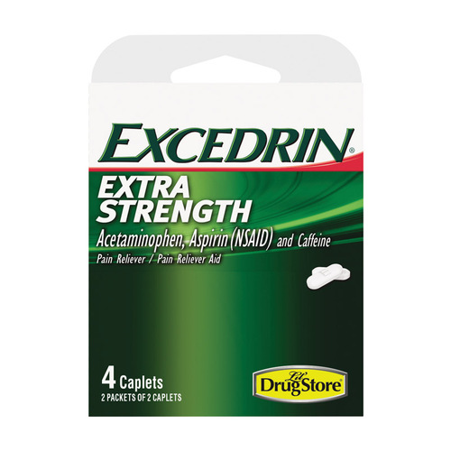 Excedrin 97102-D-XCP6 Pain Reliever Lil Drugstore 4 ct - pack of 6