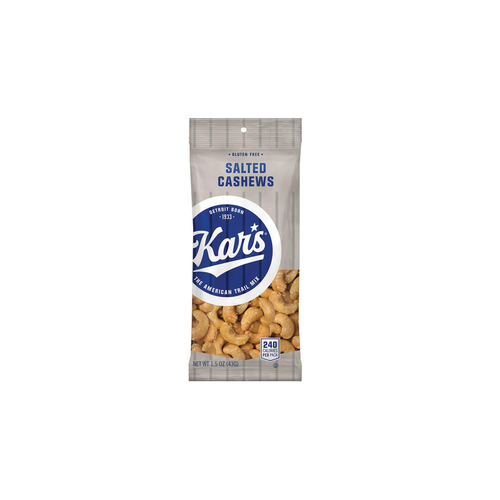 Kars 1201-XCP12 Cashews Salted 1.5 oz Bagged - pack of 12