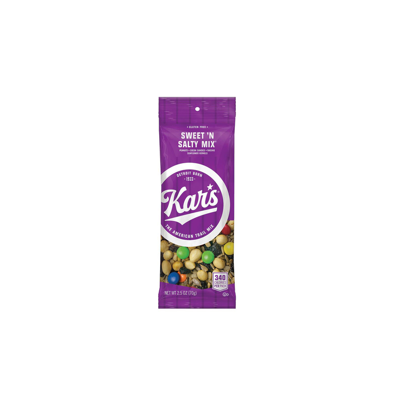 Kars 8236 Trail Mix Sweet n Salty 2.5 oz Bagged