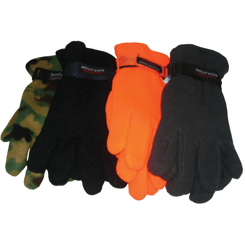 Diamond Visions 05-0121 Gloves Assorted Fleece Cold Weather Assorted Assorted