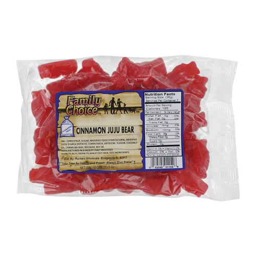 Gummi Candy Ju Ju Bear Cinnamon 9 oz