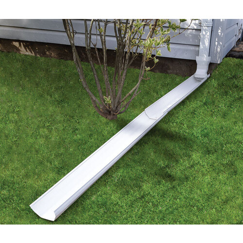 Frost King GWS3W Downspout Extension Tilt N' Drain 5.5" W X 72" L White